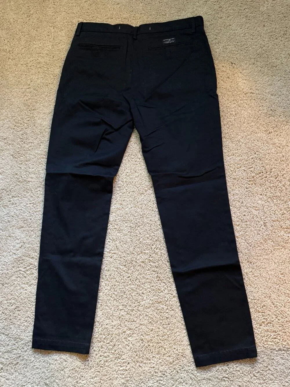 Banana Republic Skinny Chino Pants Mens 32x32 Black Slim Fit